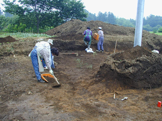 ���@��Ə󋵂̎ʐ^�B