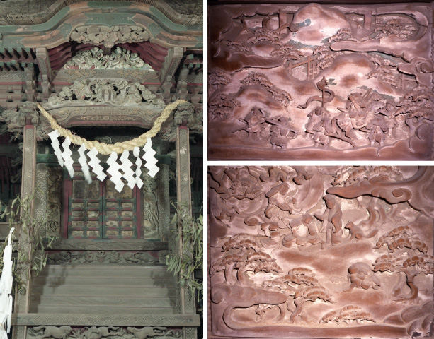 諏訪神社　本殿の写真