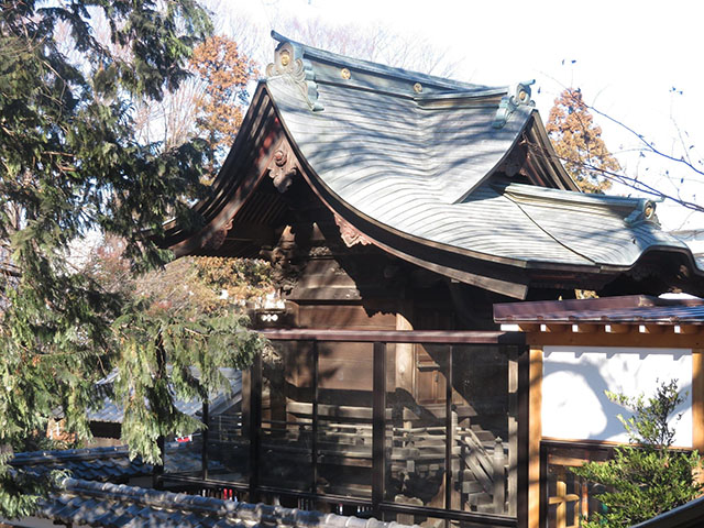 赤城久伊豆神社本殿の写真