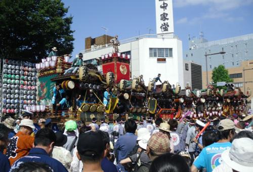 熊谷八坂神社祭礼行事（熊谷うちわ祭）の写真